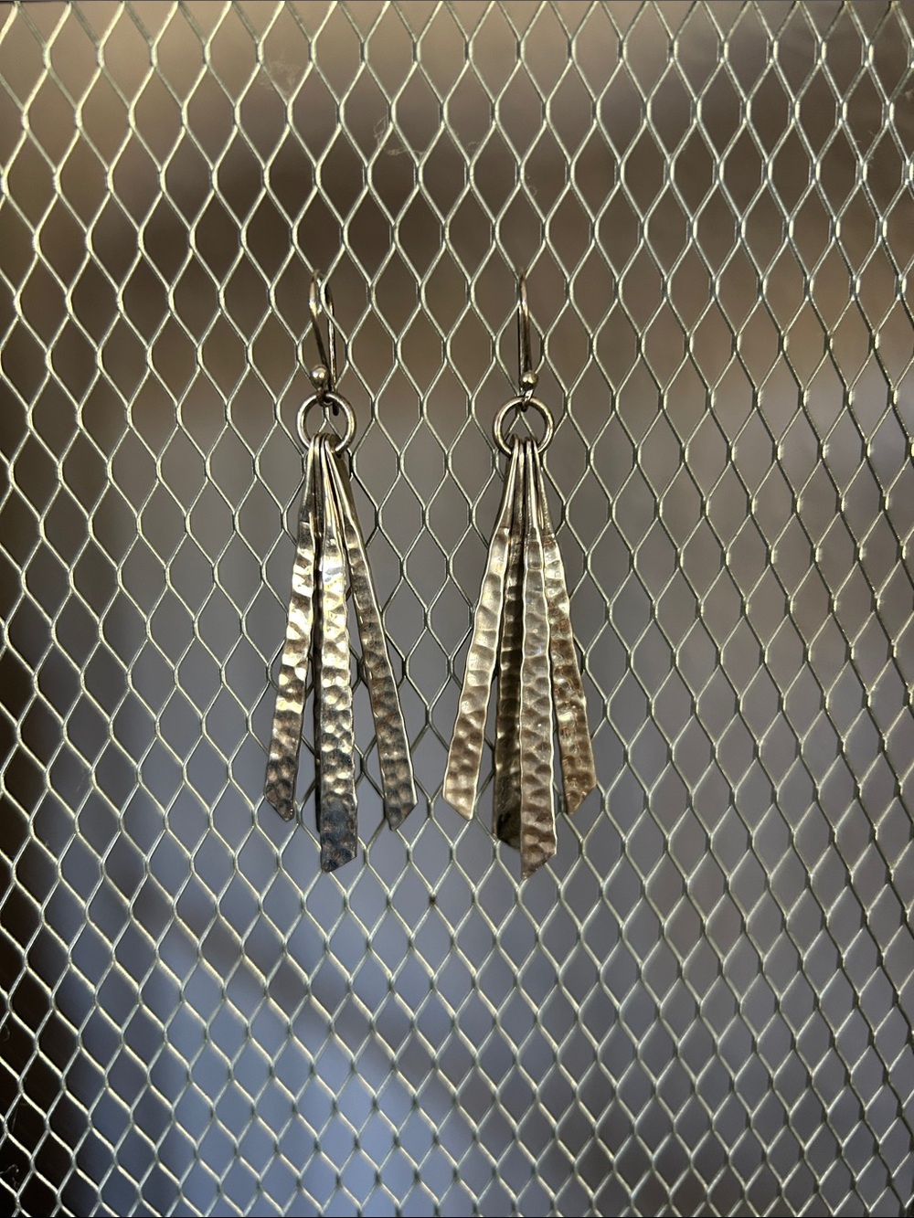 Sterling silver dangly earrings